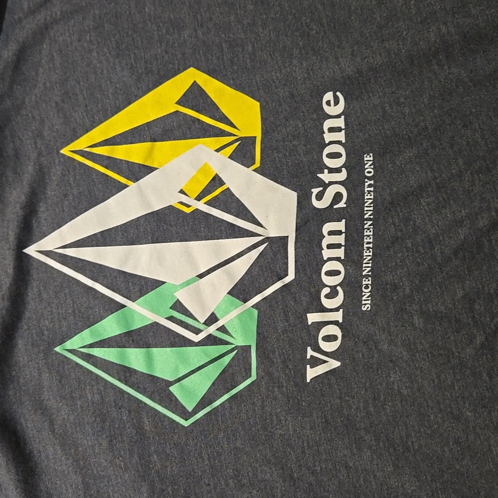 NWT Men's Volcom "ICE EYES L/S T-SHIRT". Size XL. Charcoal Heather Tee - Picture 12 of 12